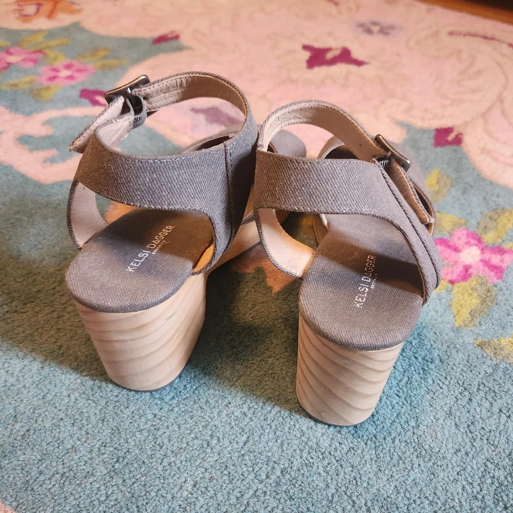 Kelsi Dagger Brooklyn Heels in Slate - Picture 3 of 4